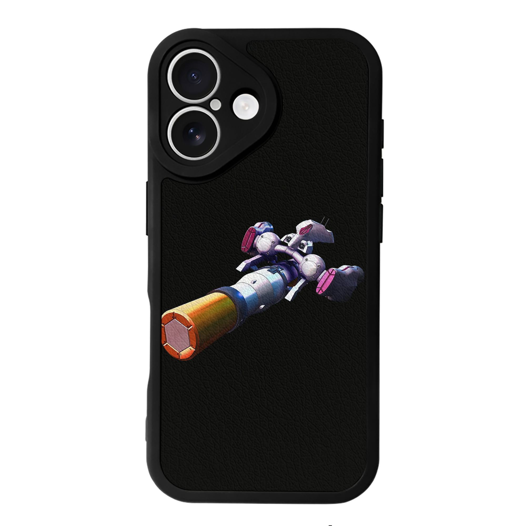 （画像用） 機動戦士ガンダム Mobile Suit Gundam 【iPhone 16シリーズ対応】シリコンスマホケース（レザー調） 材質：シリコン